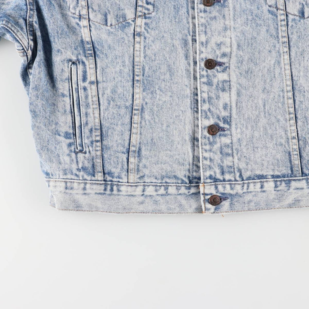 Levi's denim jacket, made in Canada, men's size L cotton blue type Vintage Second Hand