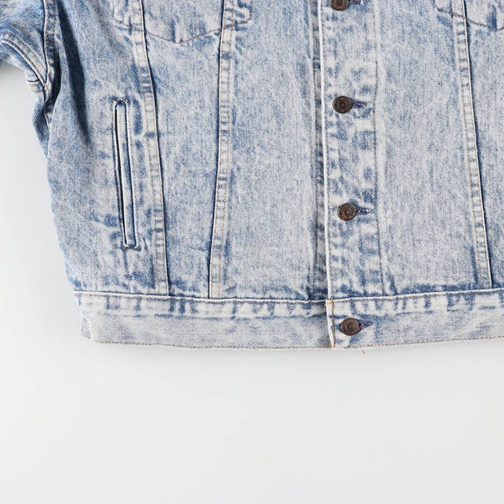 Levi's denim jacket, made in Canada, men's size L cotton blue type Vintage Second Hand