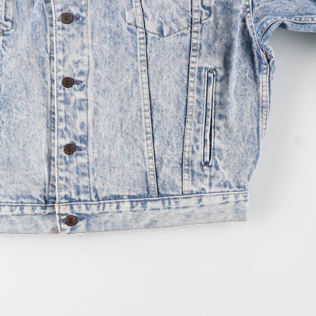 Levi's denim jacket, made in Canada, men's size L cotton blue type Vintage Second Hand