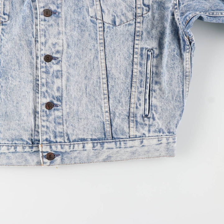 Levi's denim jacket, made in Canada, men's size L cotton blue type Vintage Second Hand