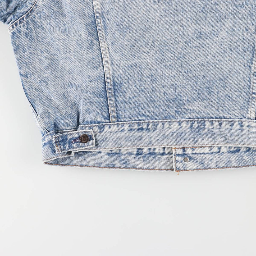Levi's denim jacket, made in Canada, men's size L cotton blue type Vintage Second Hand