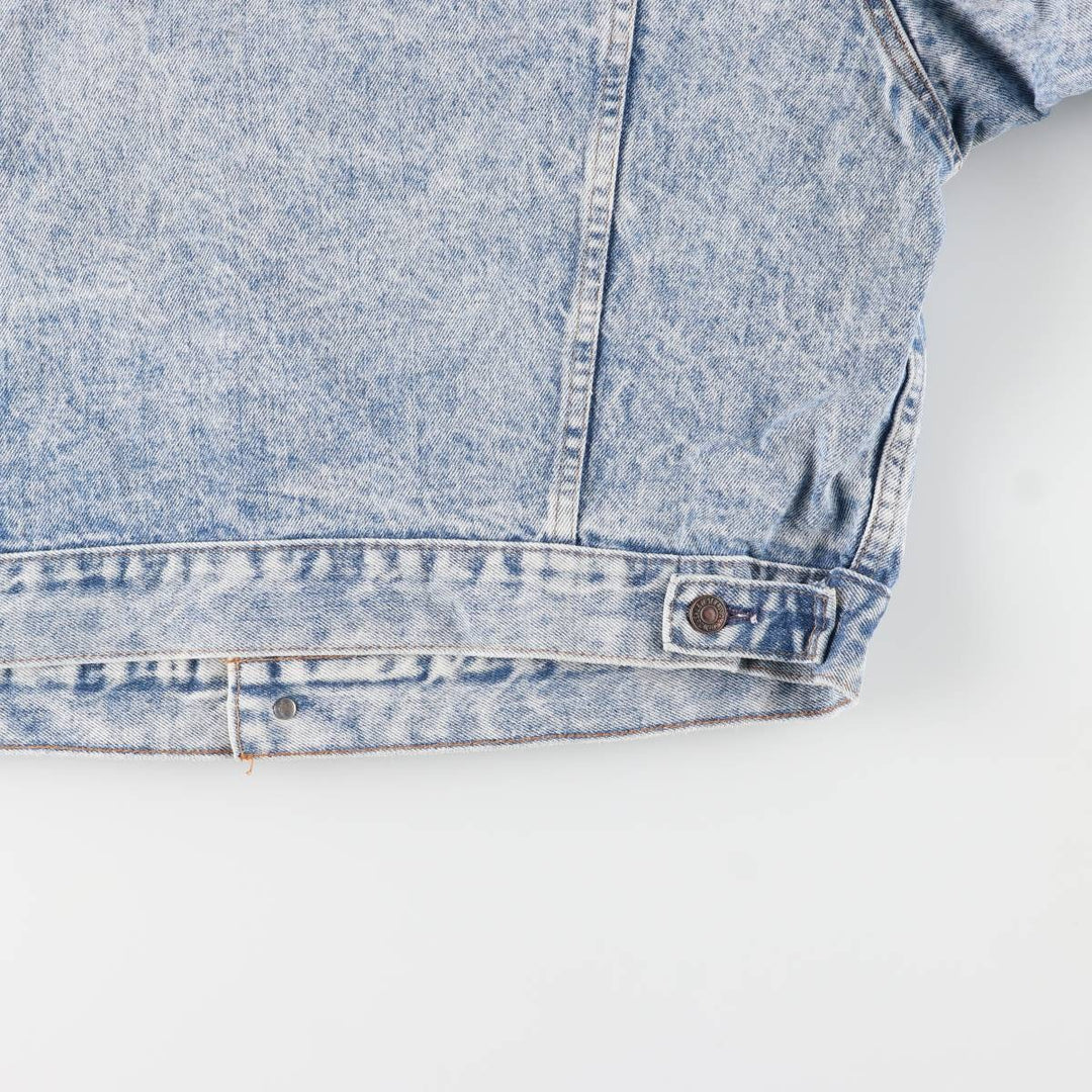 Levi's denim jacket, made in Canada, men's size L cotton blue type Vintage Second Hand