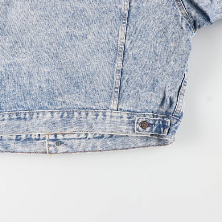 Levi's denim jacket, made in Canada, men's size L cotton blue type Vintage Second Hand