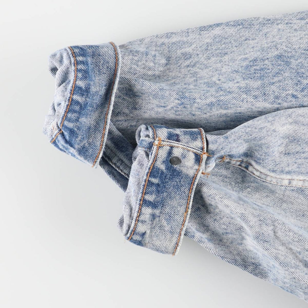 Levi's denim jacket, made in Canada, men's size L cotton blue type Vintage Second Hand