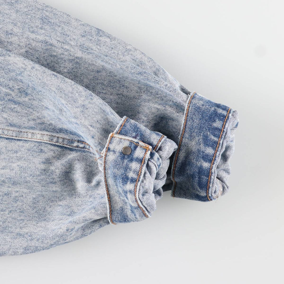 Levi's denim jacket, made in Canada, men's size L cotton blue type Vintage Second Hand