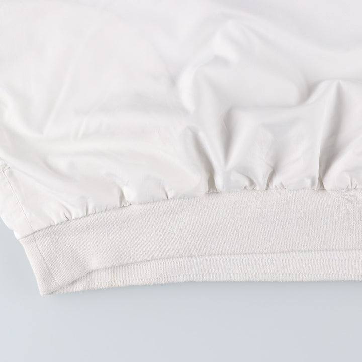 90s~00'S Ralph Lauren POLO GOLF Warm-up pullover for men (size L) polyester white type Vintage Second Hand