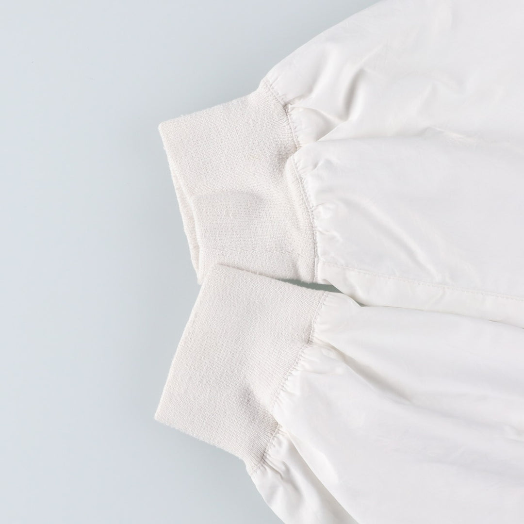 90s~00'S Ralph Lauren POLO GOLF Warm-up pullover for men (size L) polyester white type Vintage Second Hand