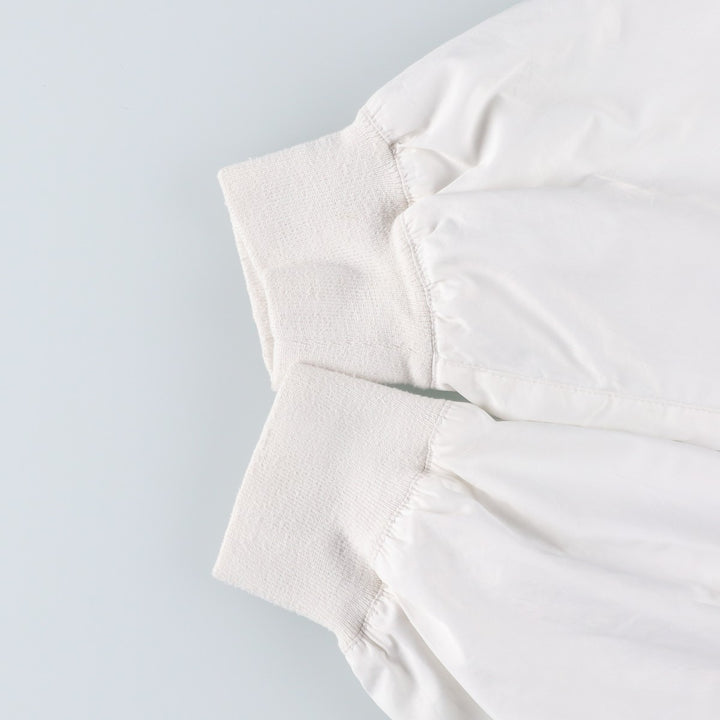 90s~00'S Ralph Lauren POLO GOLF Warm-up pullover for men (size L) polyester white type Vintage Second Hand