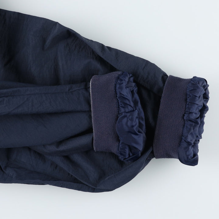 Oversized 90'S Reebok V-neck warm-up pullover, men's size XXXL, vintage unclear navy blue type Vintage Second Hand