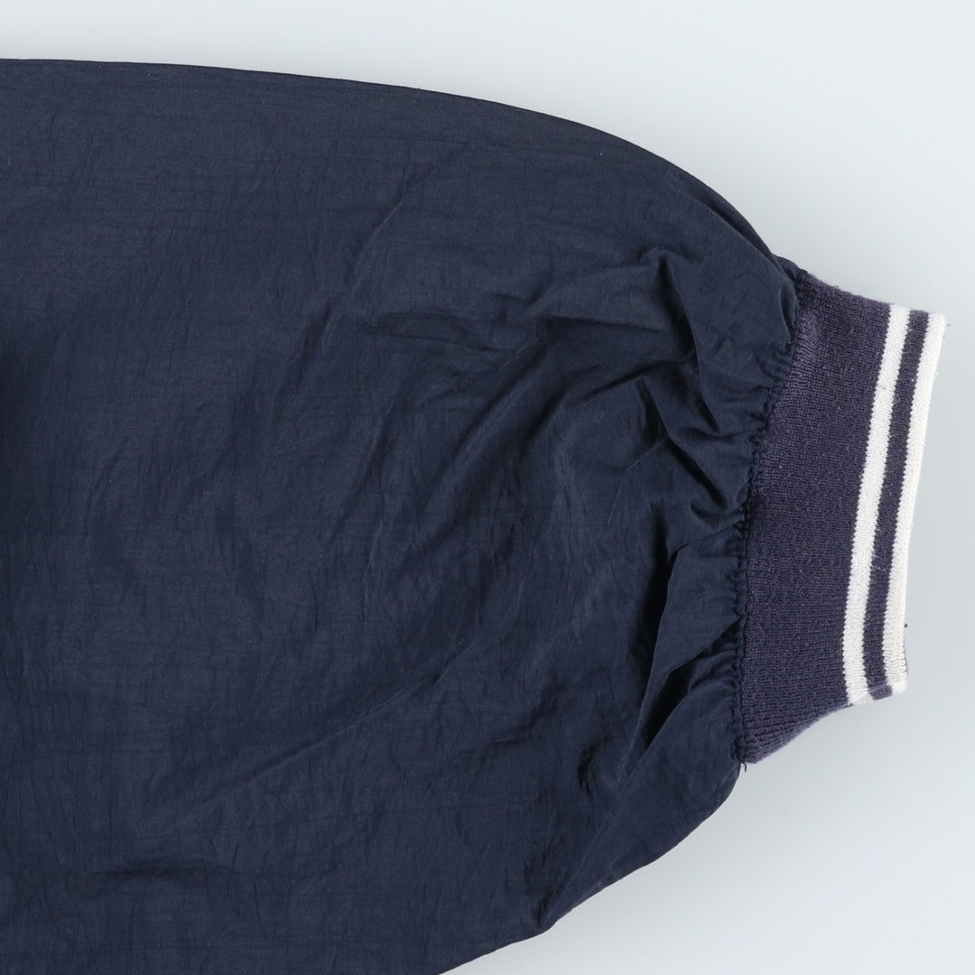 Oversized 90'S Reebok V-neck warm-up pullover, men's size XXXL, vintage unclear navy blue type Vintage Second Hand