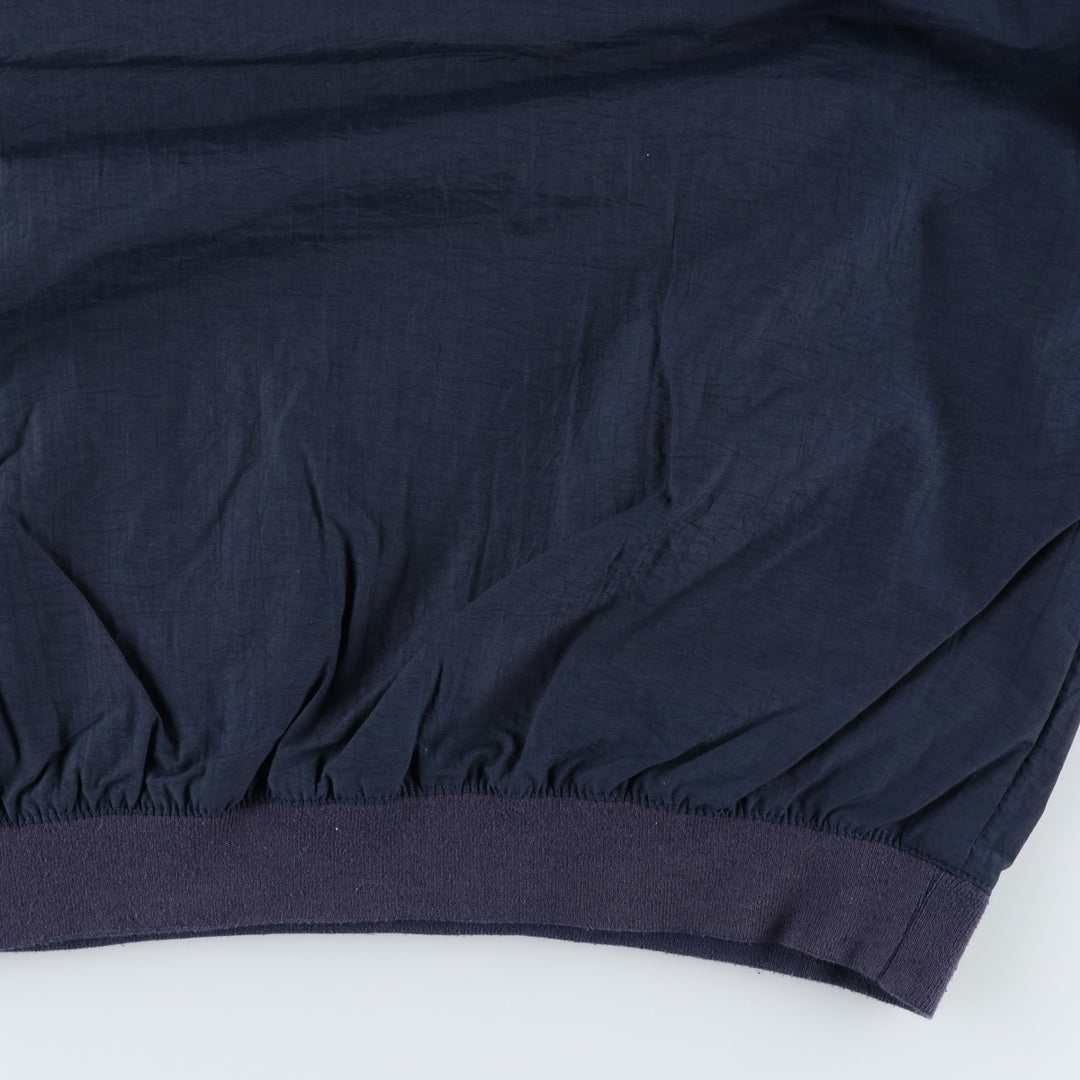 Oversized 90'S Reebok V-neck warm-up pullover, men's size XXXL, vintage unclear navy blue type Vintage Second Hand