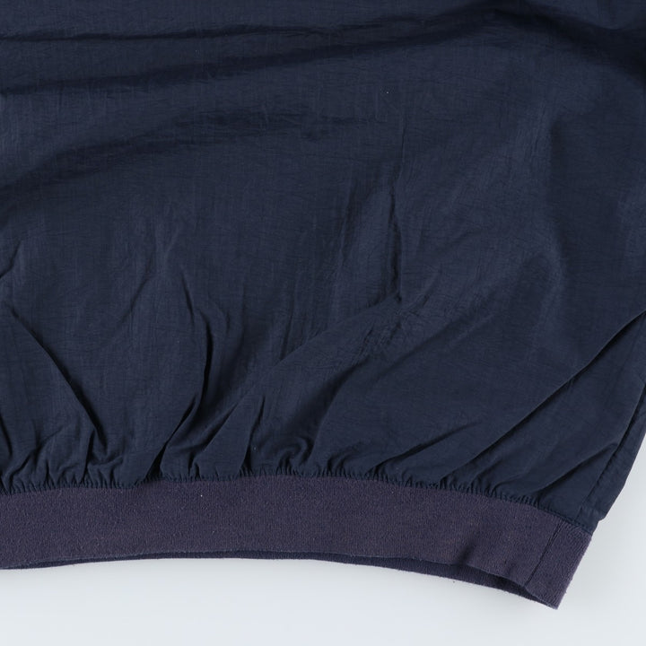 Oversized 90'S Reebok V-neck warm-up pullover, men's size XXXL, vintage unclear navy blue type Vintage Second Hand