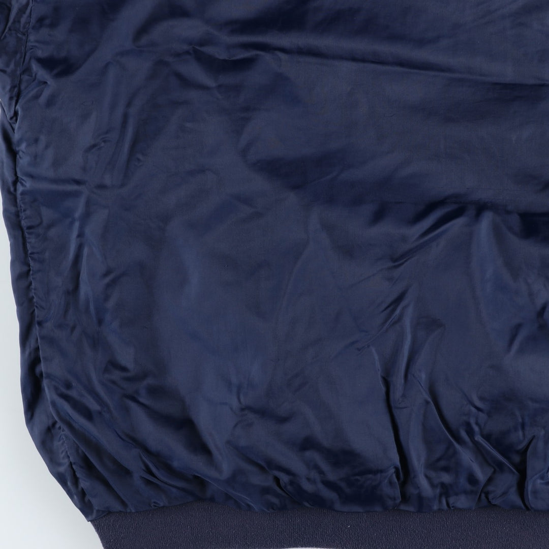 Oversized 90'S Reebok V-neck warm-up pullover, men's size XXXL, vintage unclear navy blue type Vintage Second Hand