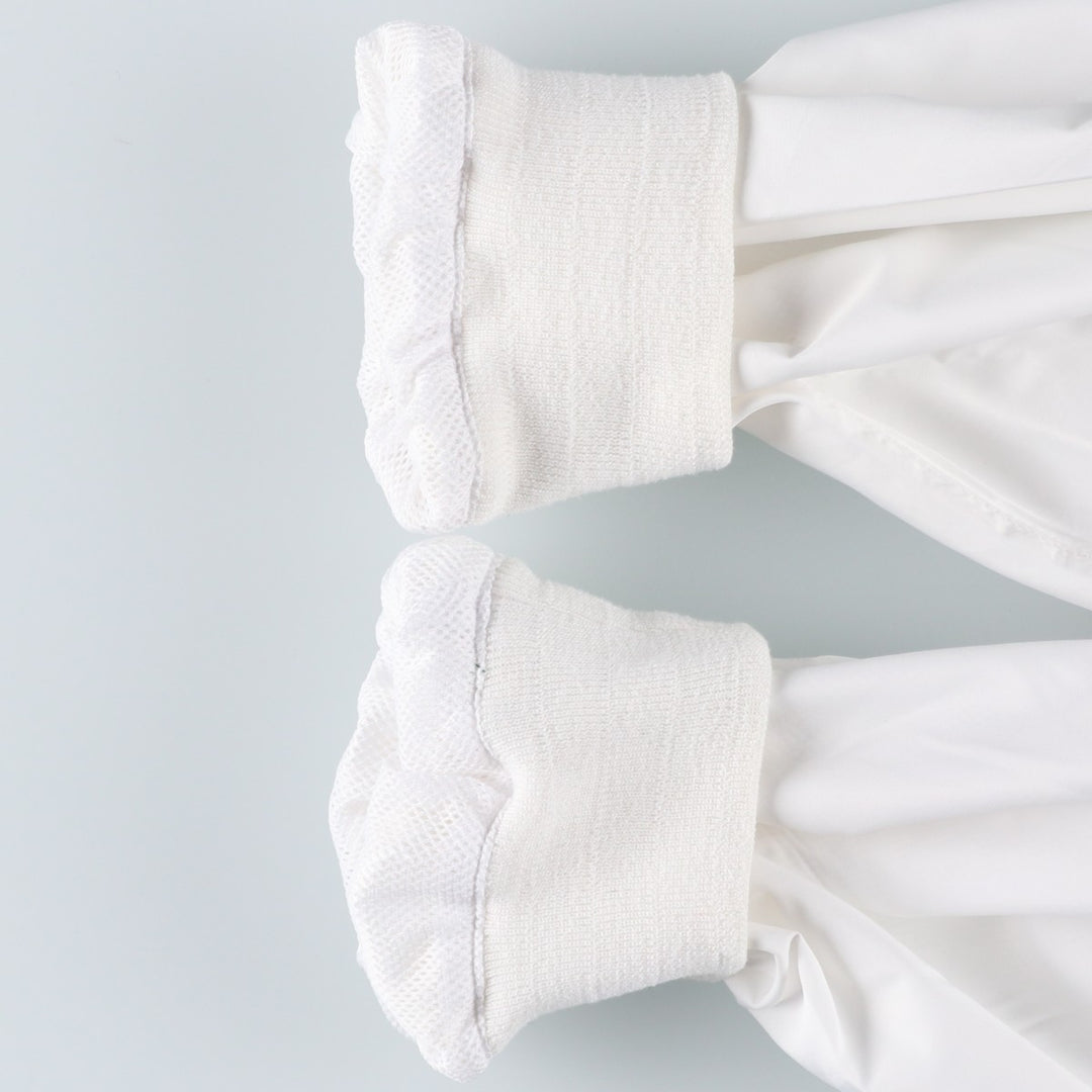 90s~00'S Ralph Lauren POLO GOLF Warm-up pullover for men, size XL polyester white type Vintage Second Hand