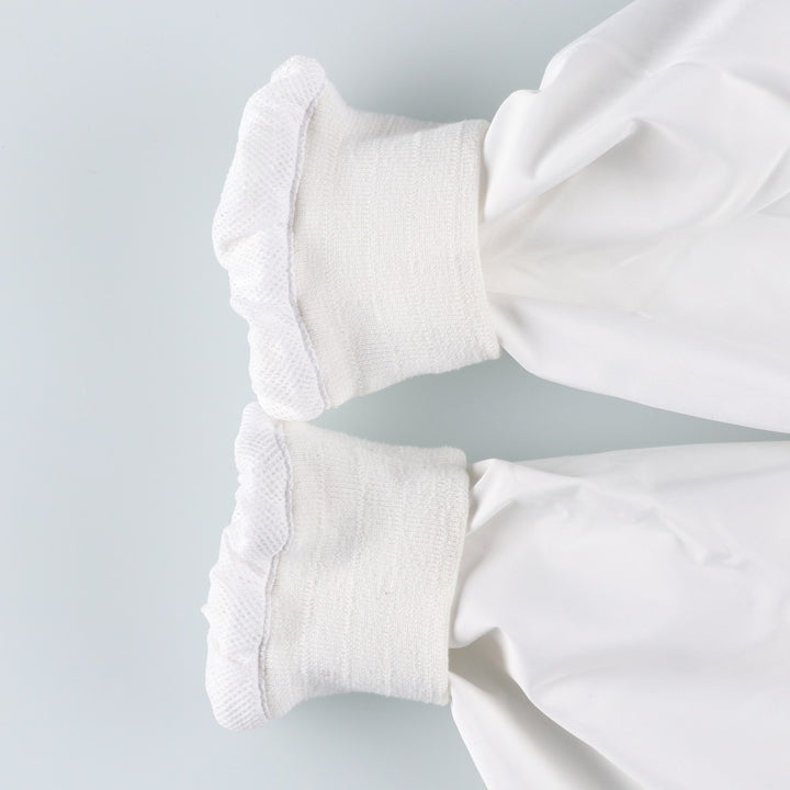 90s~00'S Ralph Lauren POLO GOLF Warm-up pullover for men, size XL polyester white type Vintage Second Hand