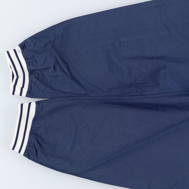 90'S Nike V-neck nylon pullover, men's XL size, vintage Nylon navy blue type Vintage Second Hand