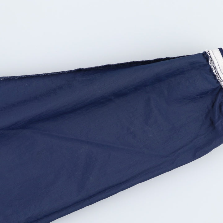 90'S Nike V-neck nylon pullover, men's XL size, vintage Nylon navy blue type Vintage Second Hand