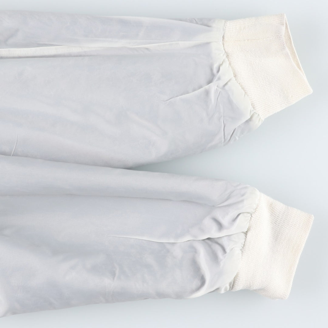 90'S Champion V-neck warm-up pullover, men's size L, vintage polyester navy blue type Vintage Second Hand