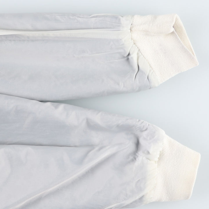 90'S Champion V-neck warm-up pullover, men's size L, vintage polyester navy blue type Vintage Second Hand