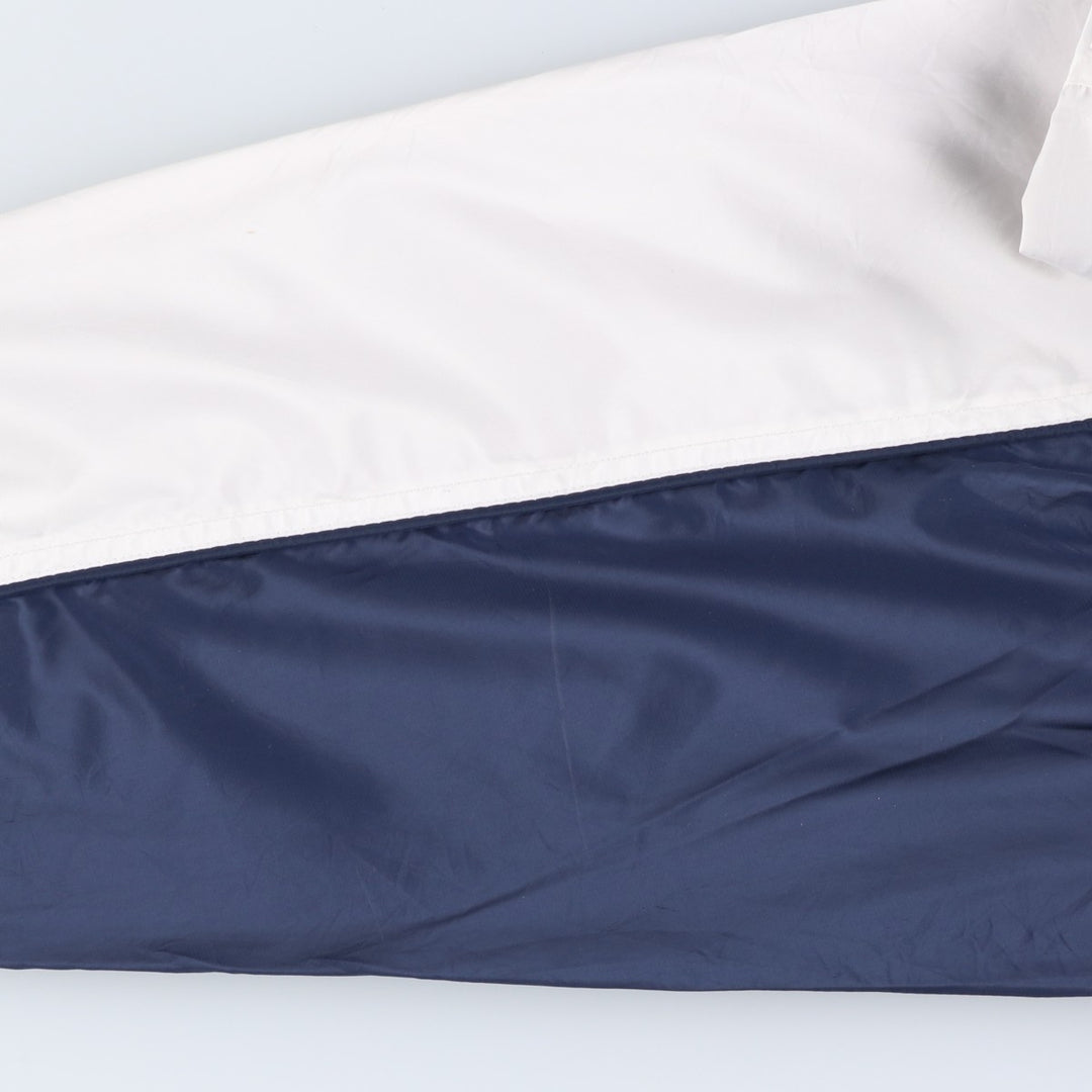 Reebok NFL Dallas Cowboys V-neck nylon pullover, men's size XL polyester white type Vintage Second Hand