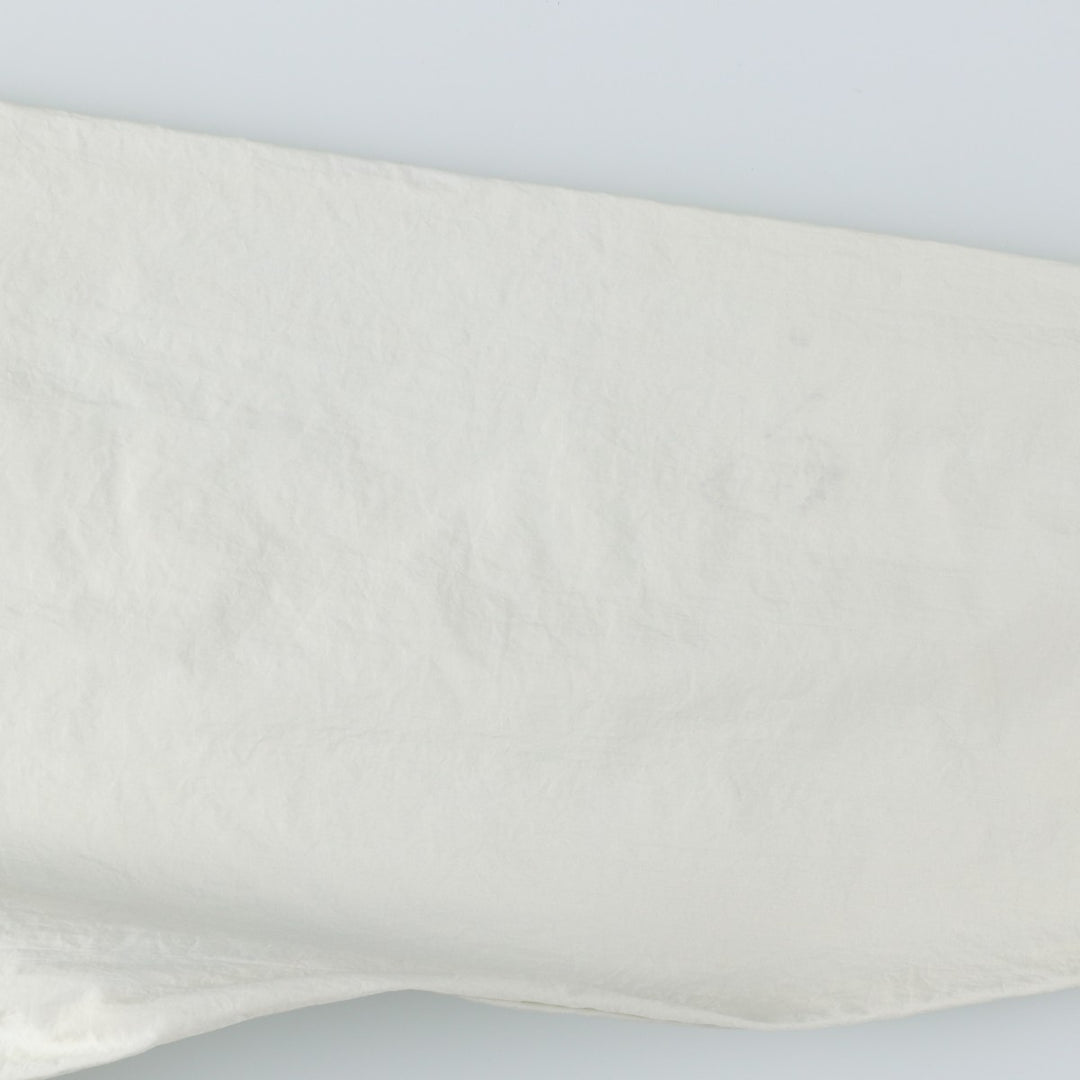 90'S Nike V-neck nylon pullover with back logo, men's size XL, vintage Nylon Khaki type beige Vintage Second Hand