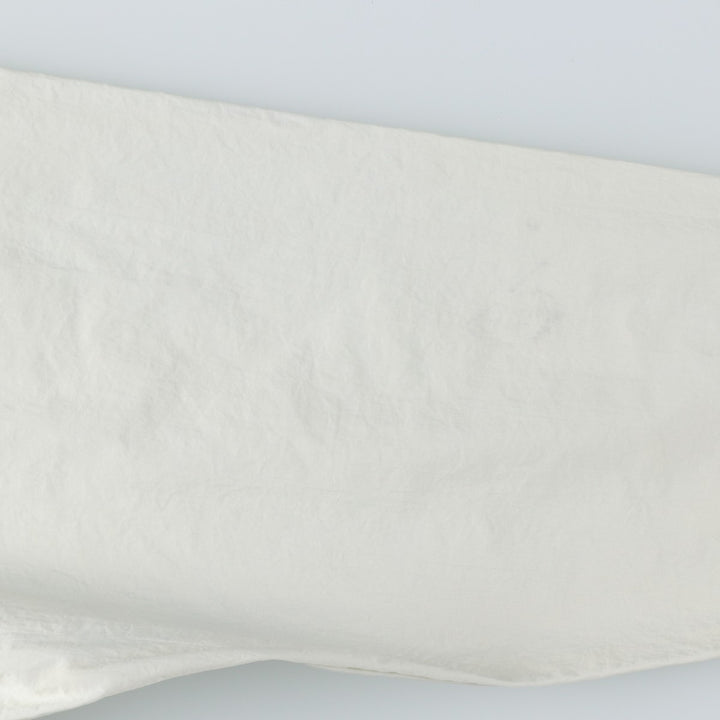 90'S Nike V-neck nylon pullover with back logo, men's size XL, vintage Nylon Khaki type beige Vintage Second Hand