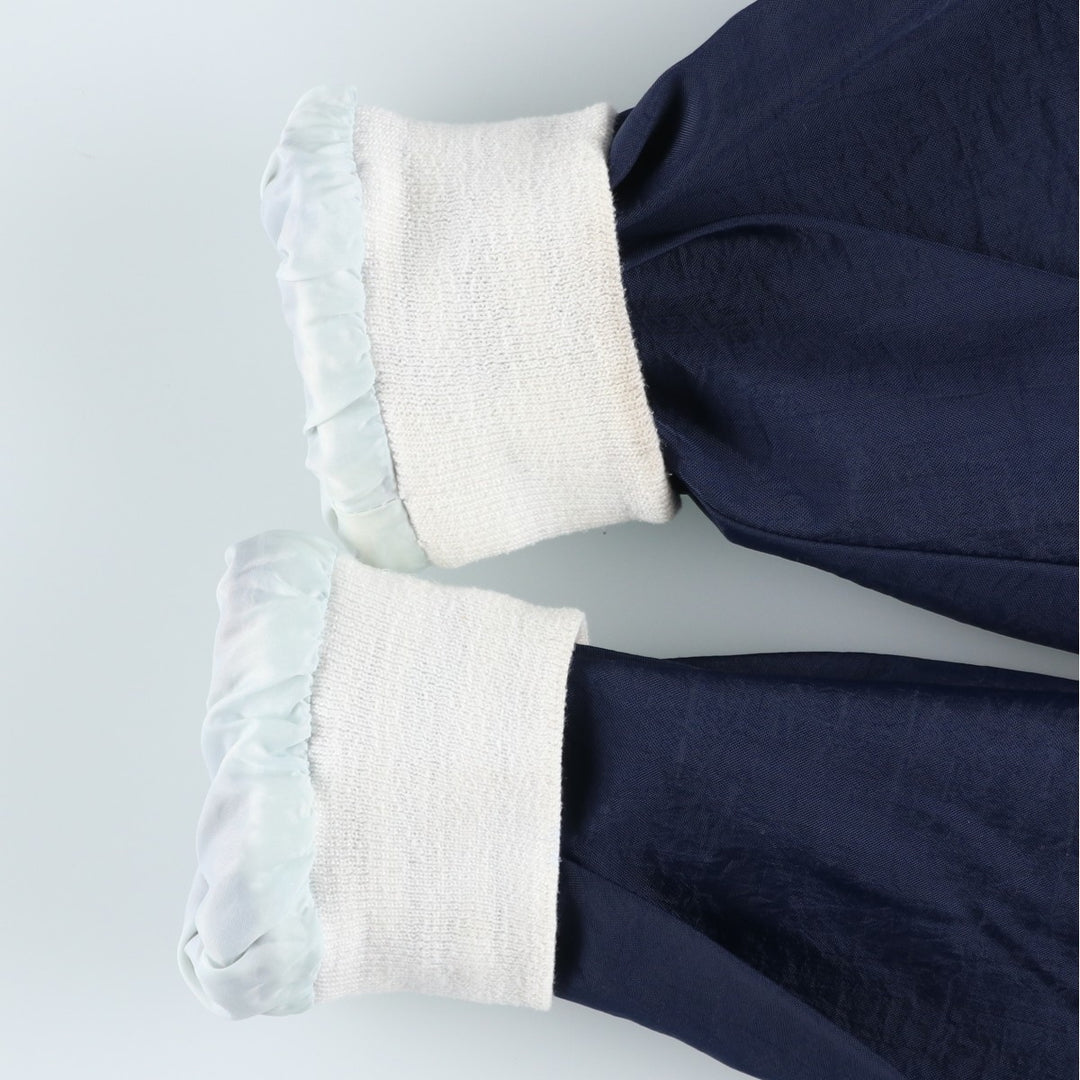 90'S Champion V-neck college nylon pullover, men's size XL, vintage Nylon navy blue type Vintage Second Hand