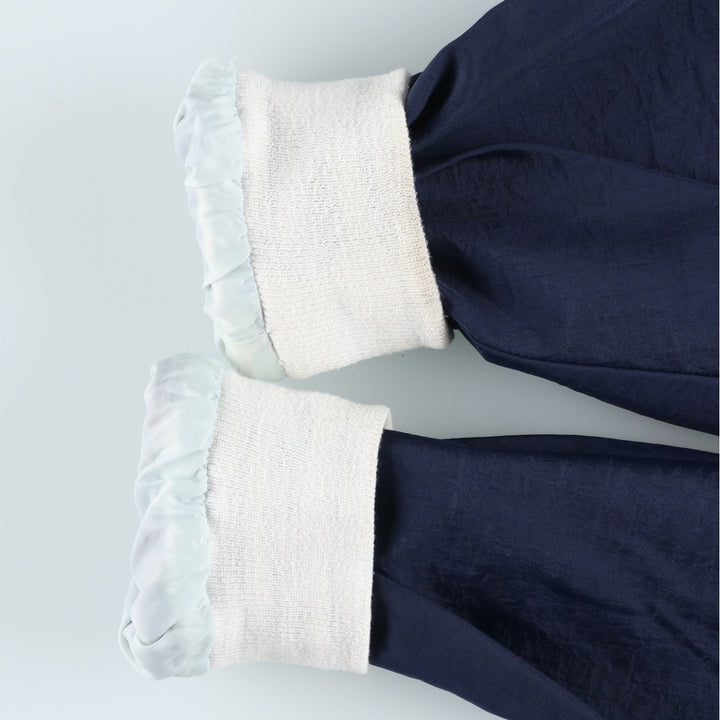 90'S Champion V-neck college nylon pullover, men's size XL, vintage Nylon navy blue type Vintage Second Hand