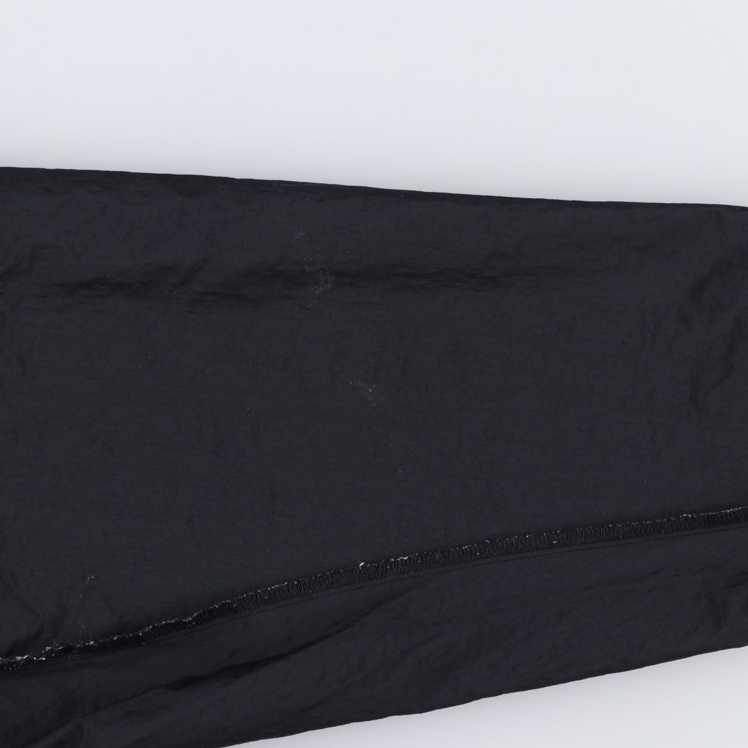 90'S Nike V-neck nylon pullover, men's size M, vintage Nylon black type Vintage Second Hand
