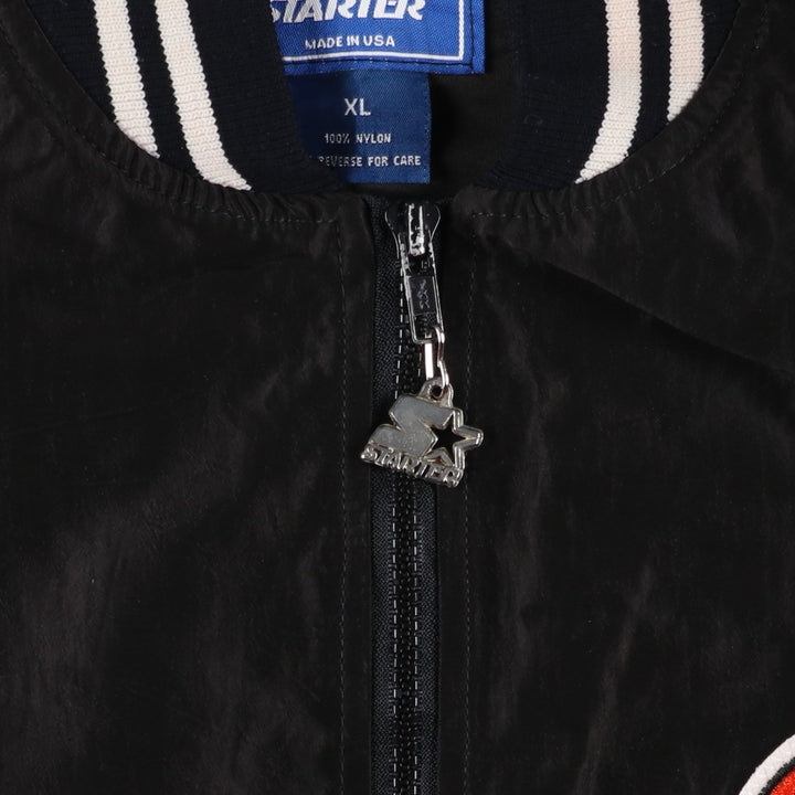 90'S Starter NFL Cincinnati Bengals Coca-Cola Half-Zip Warm-Up Pullover, Made in USA unclear black type Vintage Second Hand