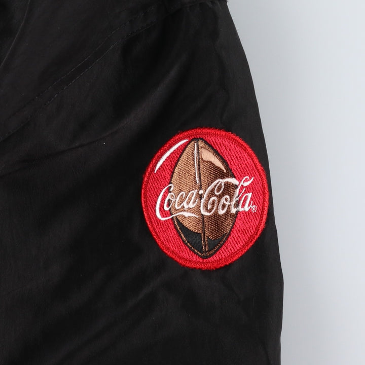 90'S Starter NFL Cincinnati Bengals Coca-Cola Half-Zip Warm-Up Pullover, Made in USA unclear black type Vintage Second Hand