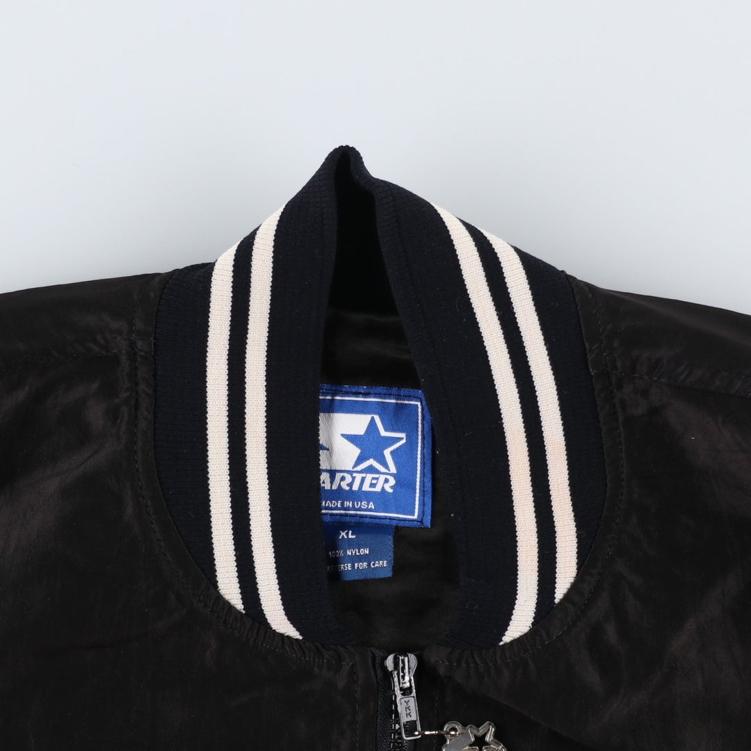 90'S Starter NFL Cincinnati Bengals Coca-Cola Half-Zip Warm-Up Pullover, Made in USA unclear black type Vintage Second Hand