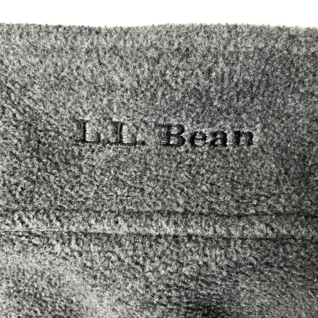 90s-00'S LLBean Half-Zip Fleece Pullover, Men's Size L polyester gray type Vintage Second Hand