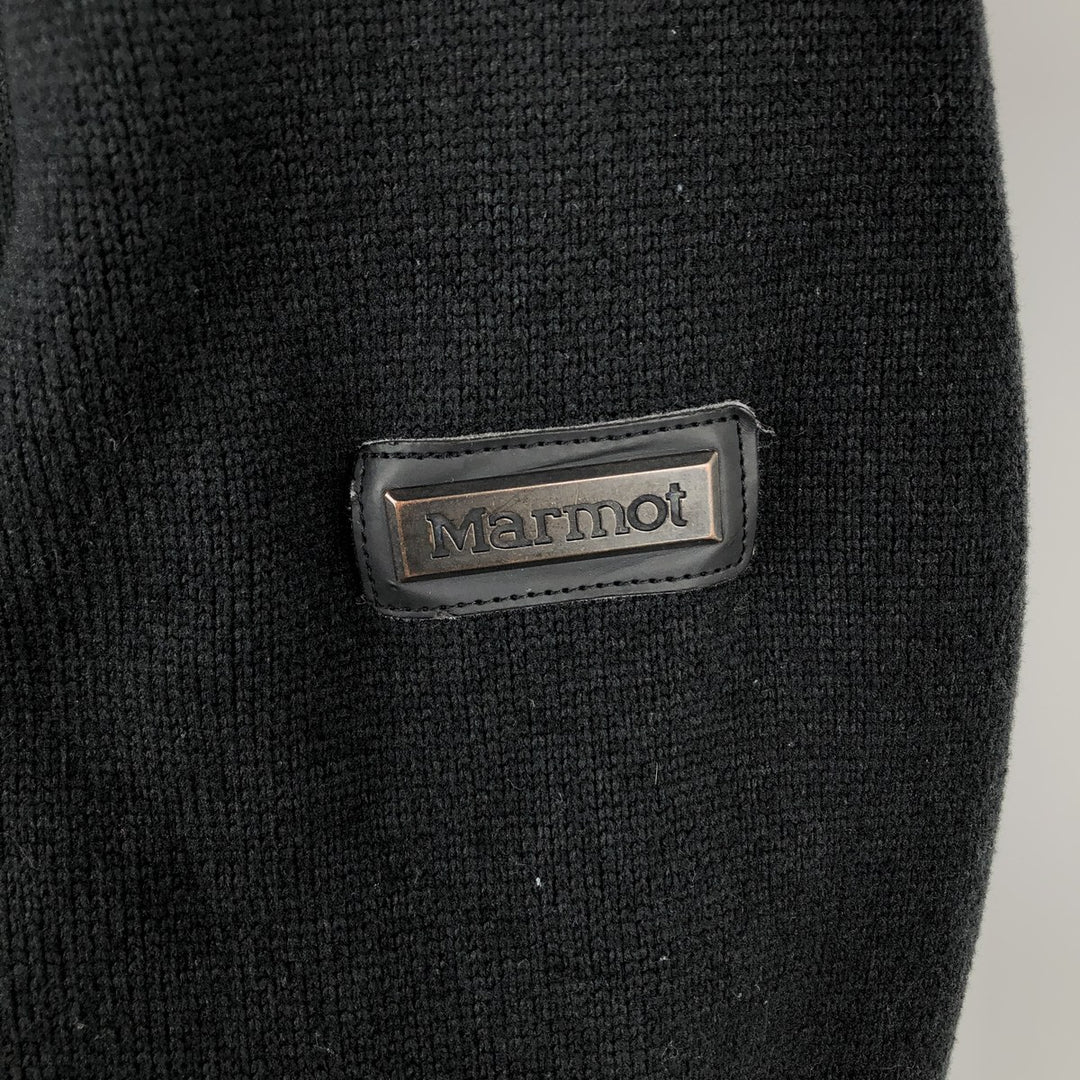 Marmot Nylon x Fleece Jacket, Men's Size M (approx.) polyester black type Vintage Second Hand