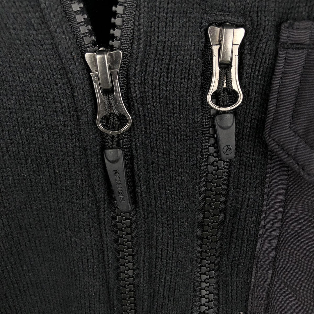 Marmot Nylon x Fleece Jacket, Men's Size M (approx.) polyester black type Vintage Second Hand