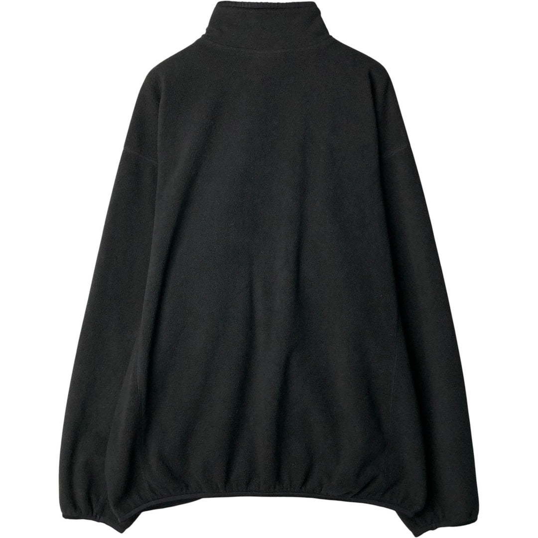 90s-00'S Adidas fleece jacket, men's size XL polyester black type Vintage Second Hand