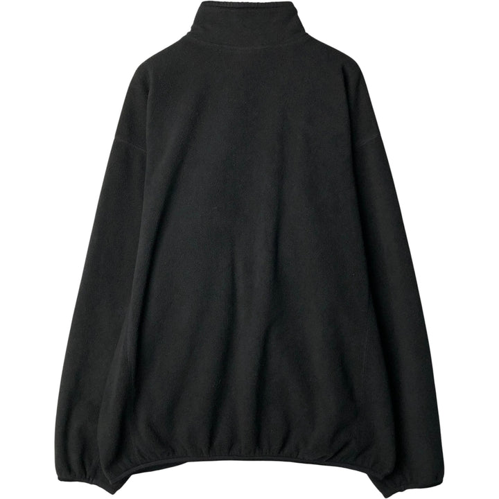 90s-00'S Adidas fleece jacket, men's size XL polyester black type Vintage Second Hand