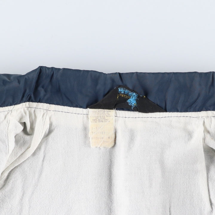 Vintage 1970'S Champion Runner's Tag Coach Jacket, Men's Size Medium Nylon navy blue type Vintage Second Hand