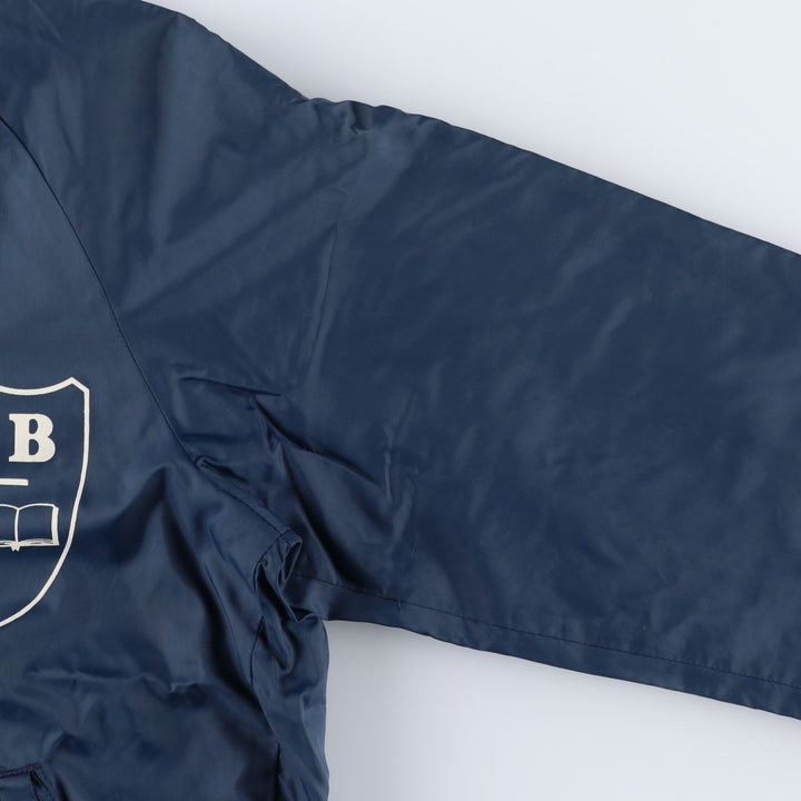 Vintage 1970'S Champion Runner's Tag Coach Jacket, Men's Size Medium Nylon navy blue type Vintage Second Hand