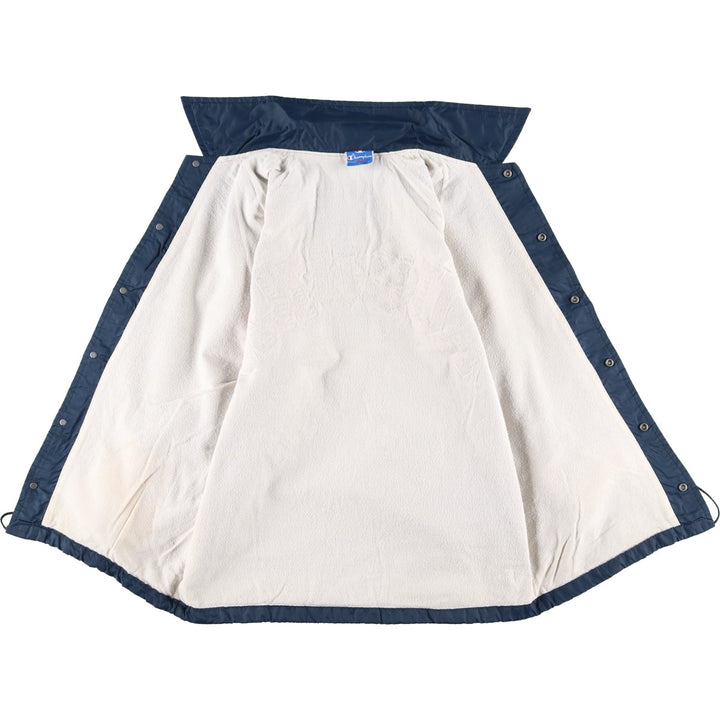 Vintage 90'S Champion College Coach Jacket, Made in USA, Men's Size Medium unclear navy blue type Vintage Second Hand