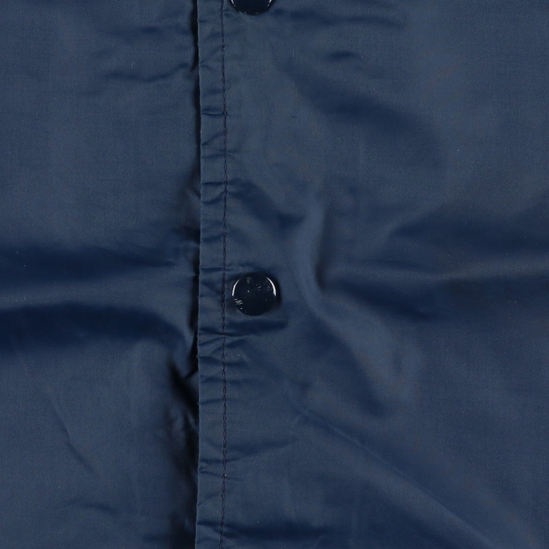 Vintage 90'S Champion College Coach Jacket, Made in USA, Men's Size Medium unclear navy blue type Vintage Second Hand
