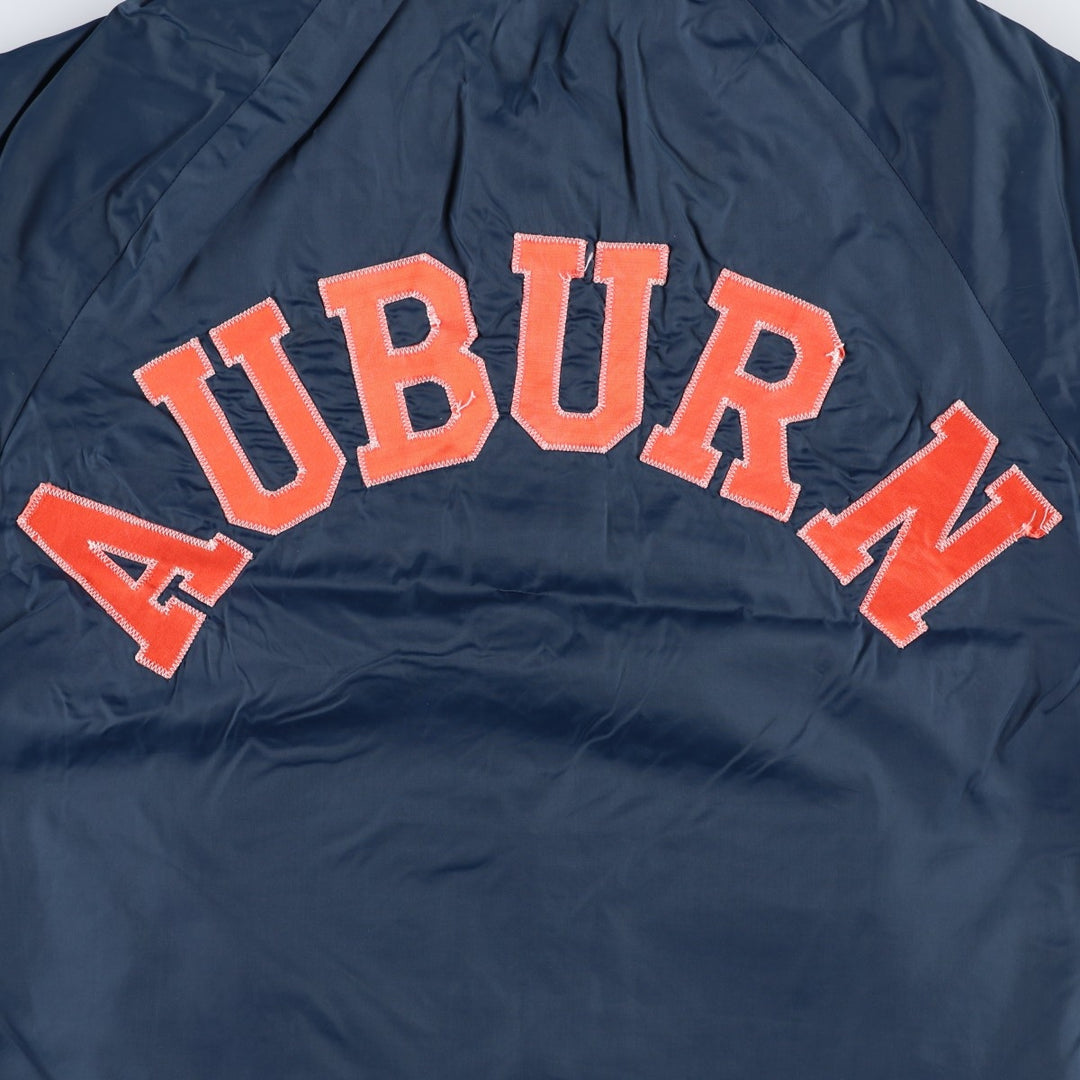 Vintage 90'S Champion College Coach Jacket, Made in USA, Men's Size Medium unclear navy blue type Vintage Second Hand