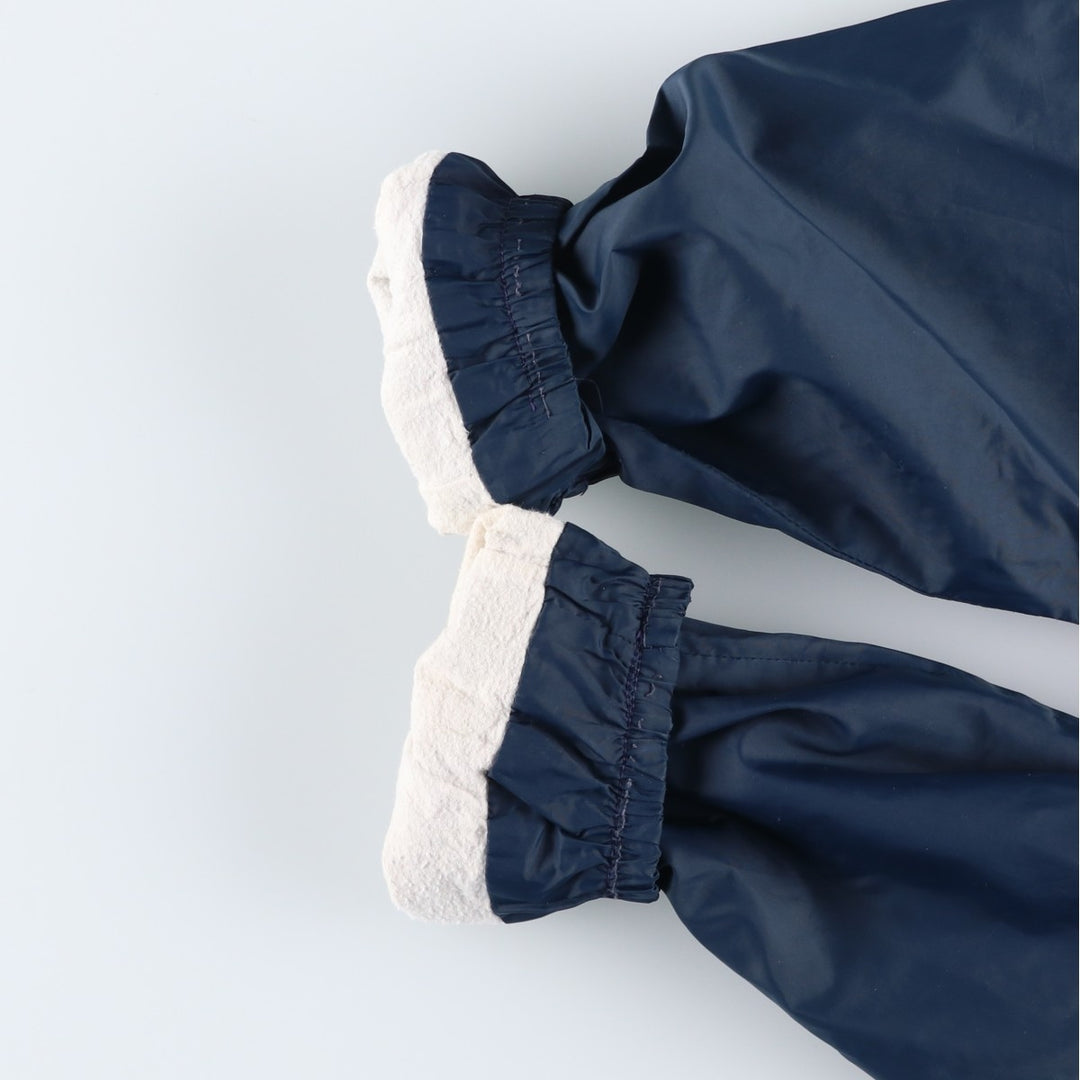 Vintage 90'S Champion College Coach Jacket, Made in USA, Men's Size Medium unclear navy blue type Vintage Second Hand