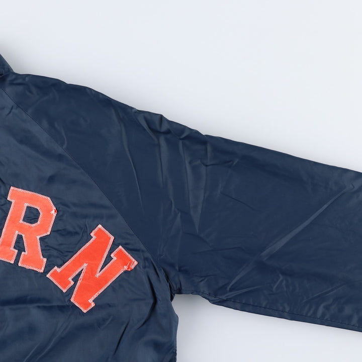 Vintage 90'S Champion College Coach Jacket, Made in USA, Men's Size Medium unclear navy blue type Vintage Second Hand