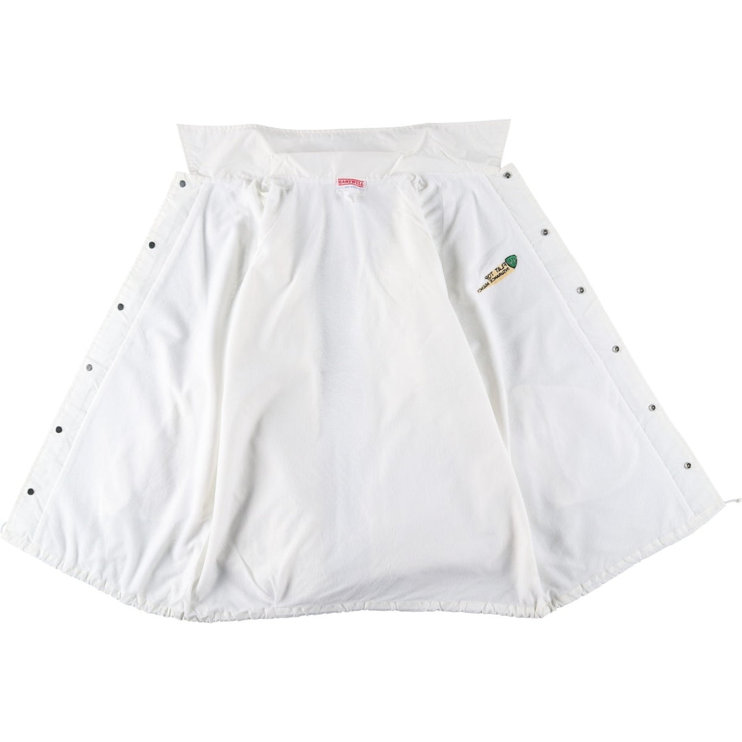 Vintage 80s-90'S Hartwell Coach Jacket, Made in USA, Men's XL unclear white type Vintage Second Hand