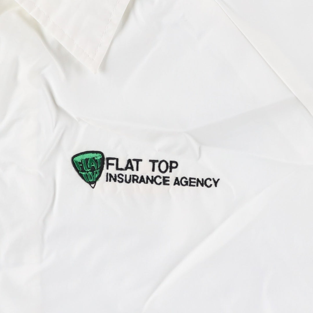 Vintage 80s-90'S Hartwell Coach Jacket, Made in USA, Men's XL unclear white type Vintage Second Hand