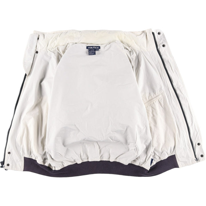 90'S Nautica sailing jacket, men's size L, vintage cotton navy blue type Vintage Second Hand