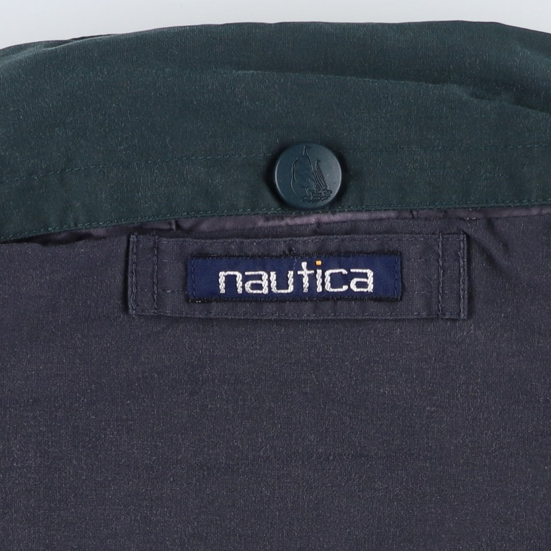 90'S Nautica sailing jacket, men's size L, vintage cotton navy blue type Vintage Second Hand