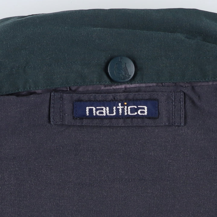 90'S Nautica sailing jacket, men's size L, vintage cotton navy blue type Vintage Second Hand