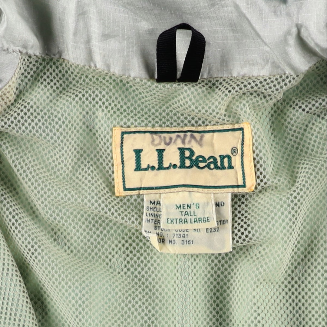 Vintage 70s-80'S LL Bean GORE-TEX Mountain Parka Shell Jacket, Men's XL Nylon turquoise blue Vintage Second Hand